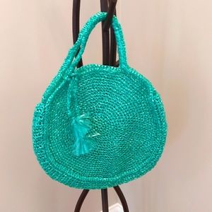Capri Circle bag made from green plarn